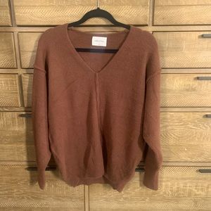 Wilfred Free Hush Knit V-Neck Sweater S